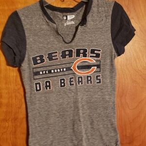 Team Apparel Gray and Black Bears Women's Tee